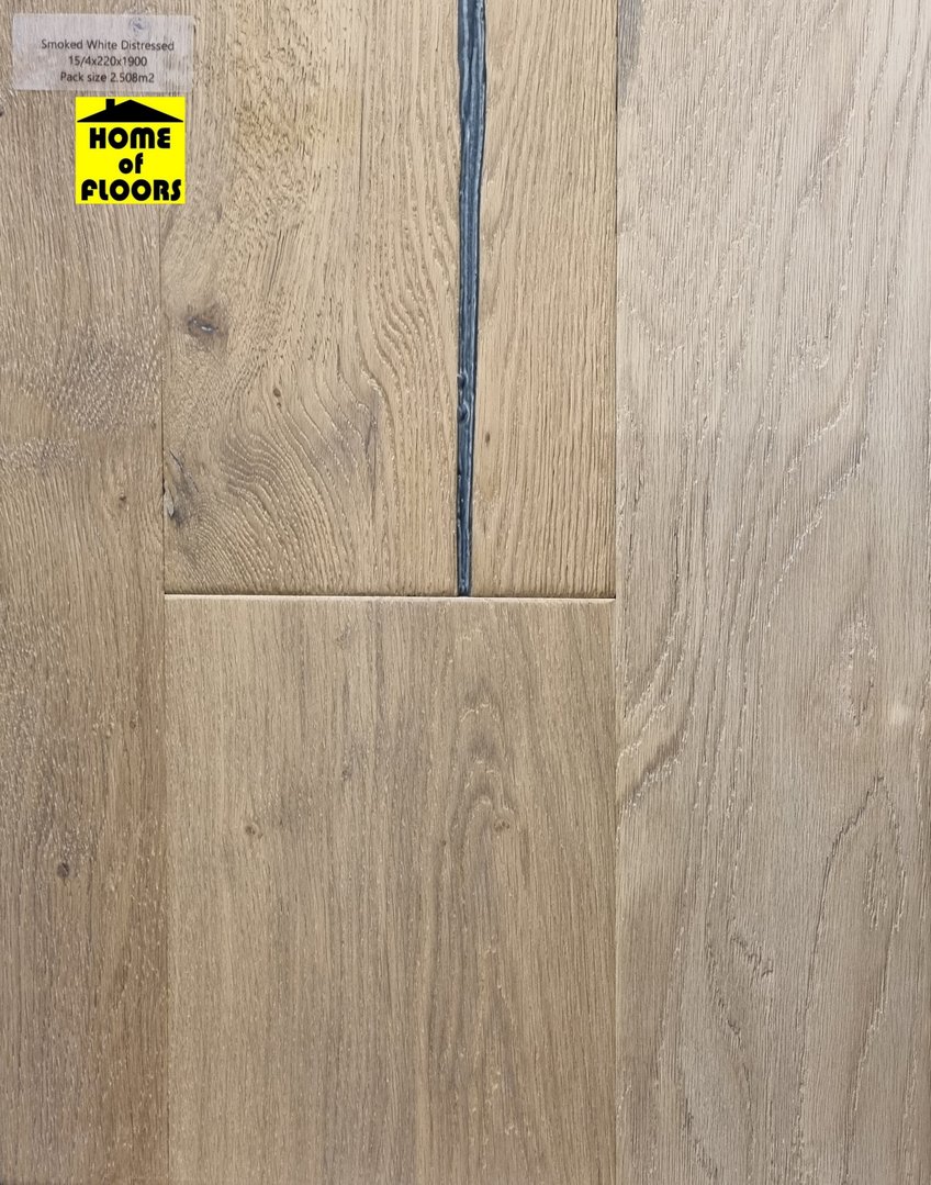 Cantillon Engineered Oak 15/4 x 220mm Smoked White Distressed £68.99/m2