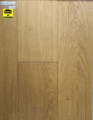 Cantillon Engineered Oak 20/6 x 180mm wide Brushed & Oiled £68.99/m2