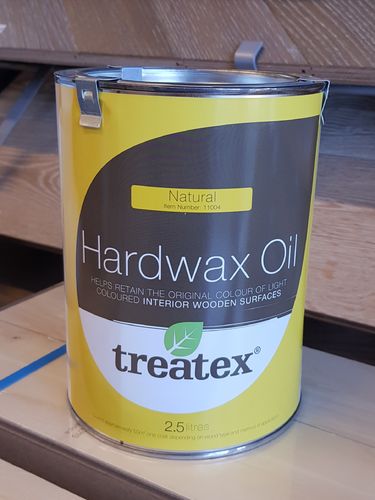 TREATEX Hardwax Oil CLEAR NATURAL 2.5L..online price £53.72